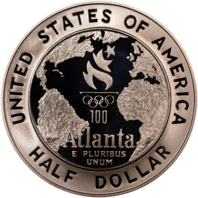 Монета Бейсбол, ½ долара 1995, США, XXVI літні Олімпійські ігри, Атланта, 1996