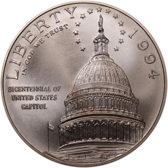Монета United States Capitol, 1 долар 1994, США, США
