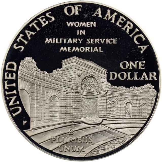 Монета Меморіал жінкам на військовій службі Америці, 1 долар 1994, США, США