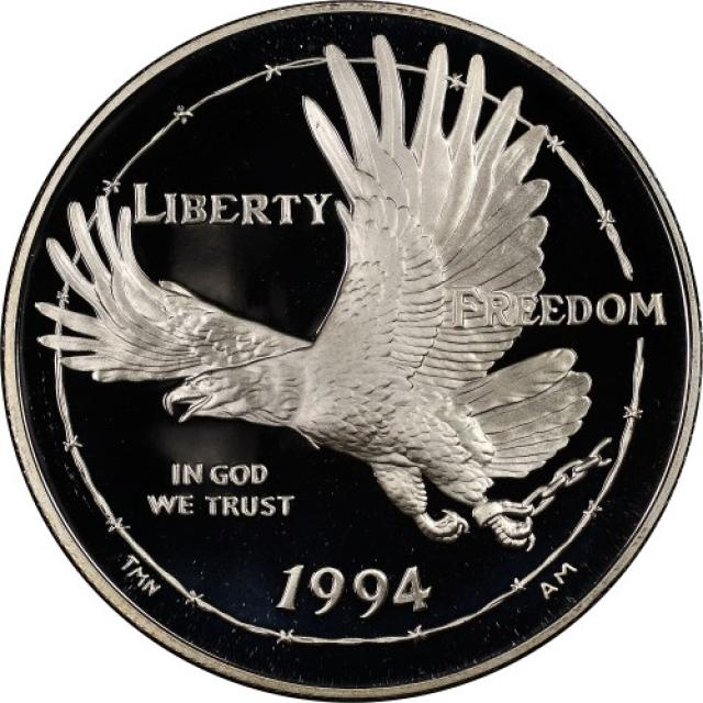 Монета Національний музей військовополонених, 1 долар 1994, США, США