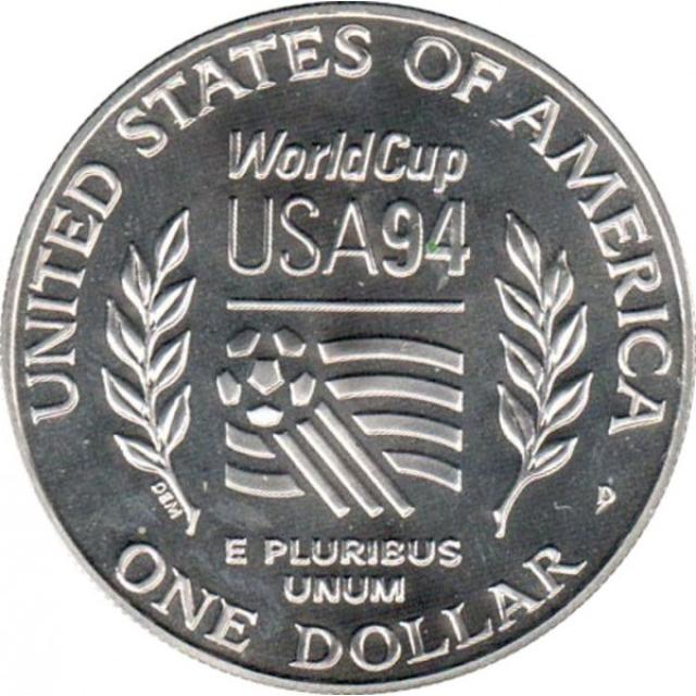 Монета Чемпіонат світу з футболу 1994, 1 долар 1994, США, США
