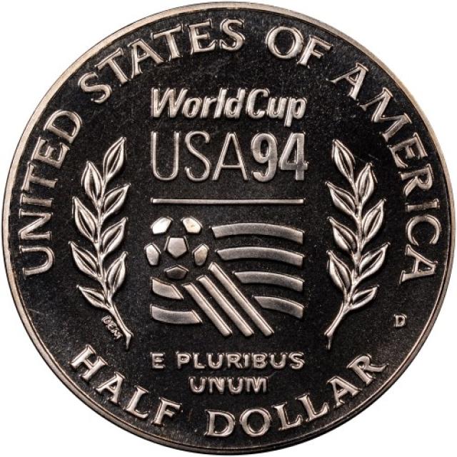 Монета Чемпіонат світу з футболу 1994, ½ долара 1994, США, США