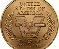 Монета Друга Світова війна, 5 доларів 1993, США, США