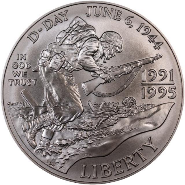Монета День Д, 1 долар 1993, США, США