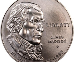 Монета Білль про права, Джеймс Медісон, 1 долар 1993, США, США