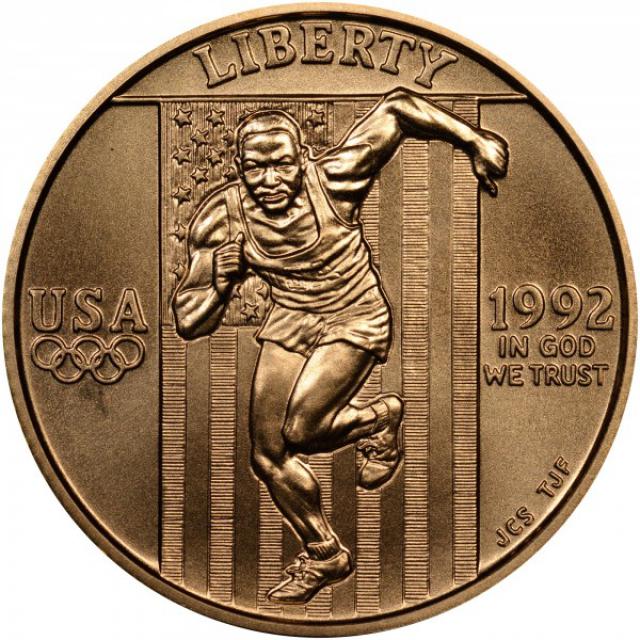 Монета XXV літні Олімпійські ігри, Барселона 1992 р, 5 доларів 1992, США, США