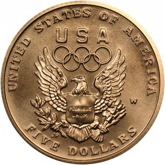 Монета XXV літні Олімпійські ігри, Барселона 1992 р, 5 доларів 1992, США, США