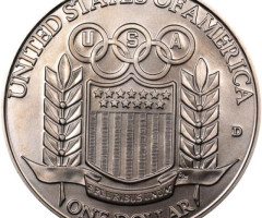 Монета XXV літні Олімпійські ігри, Барселона 1992 р, 1 долар 1992, США, США
