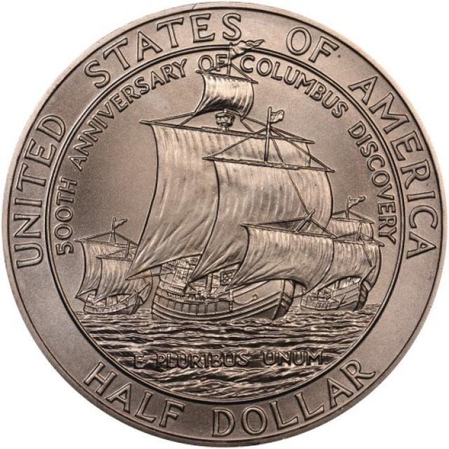 Монета Columbus Voyage, ½ долара 1992, США, США