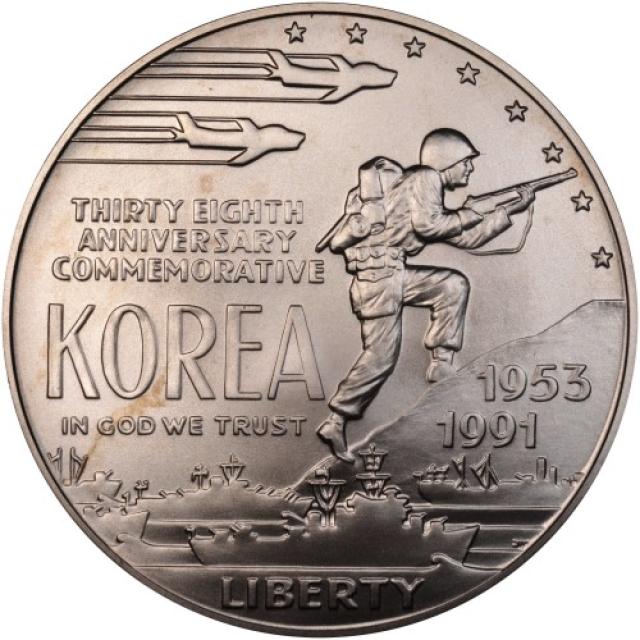 Монета Корейська війна, 1 долар 1991, США, США