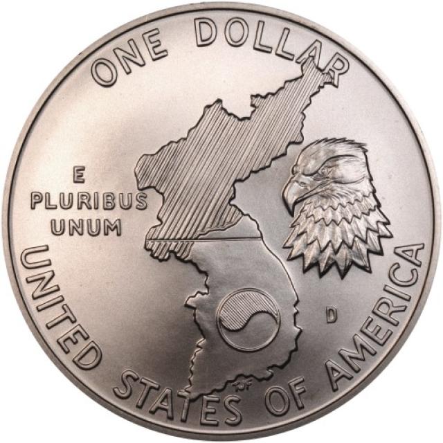 Монета Корейська війна, 1 долар 1991, США, США