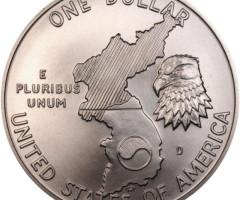 Монета Корейська війна, 1 долар 1991, США, США