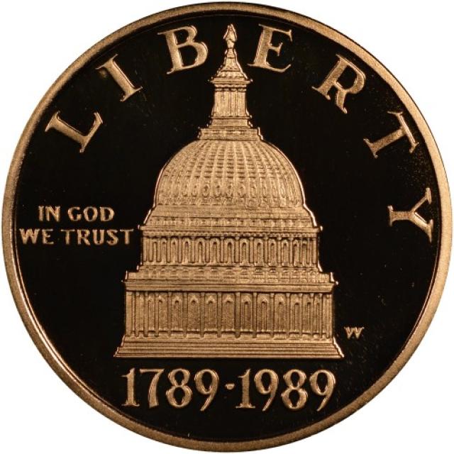 Монета the Congress, 5 доларів 1989, США, США