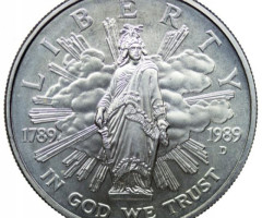 Монета the Congress, 1 долар 1989, США, США