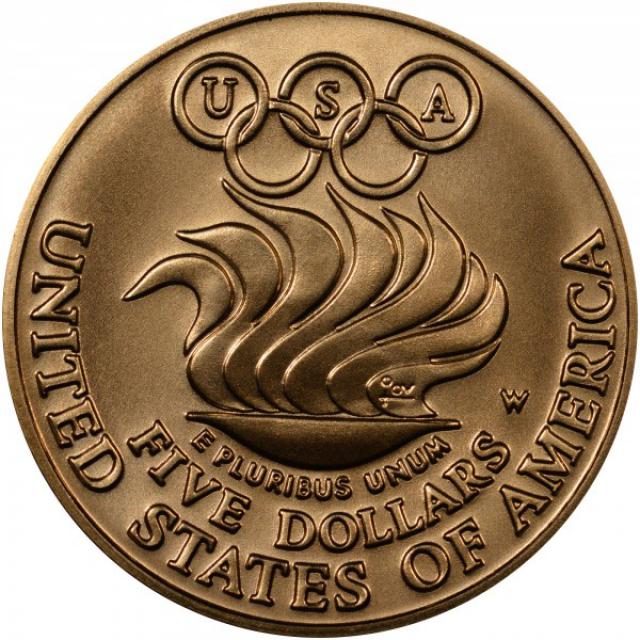 Монета XXIV Літні Олімпійські ігри, Сеул 1988, 5 доларів 1988, США, США