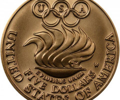 Монета XXIV Літні Олімпійські ігри, Сеул 1988, 5 доларів 1988, США, США