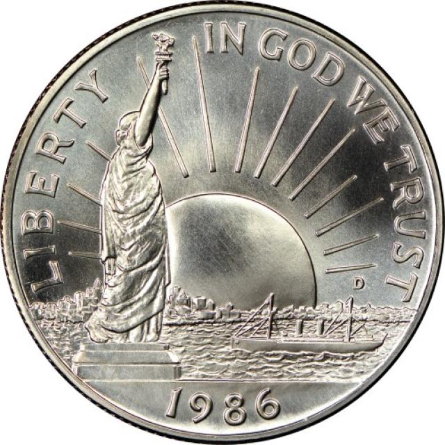 Монета Статуя Свободи, ½ долара 1986, США, США