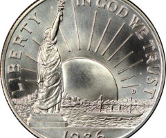 Монета Статуя Свободи, ½ долара 1986, США, США