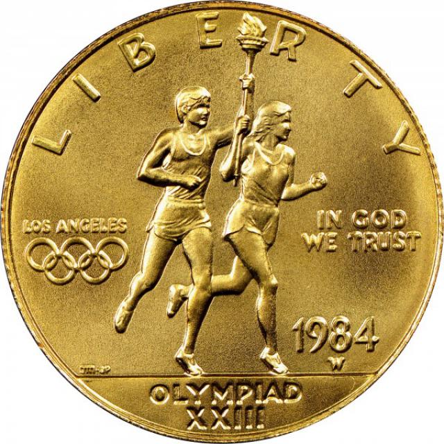 Монета XXIII Літні Олімпійські ігри, Лос-Анджелес 1984, 10 доларів 1984, США, США