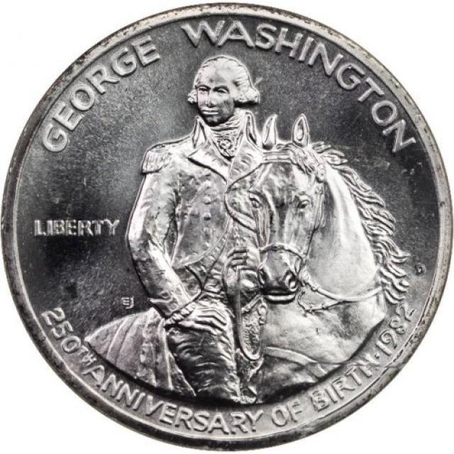 Монета Джордж Вашингтон, ½ долара 1982, США, США