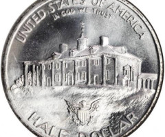 Монета Джордж Вашингтон, ½ долара 1982, США, США