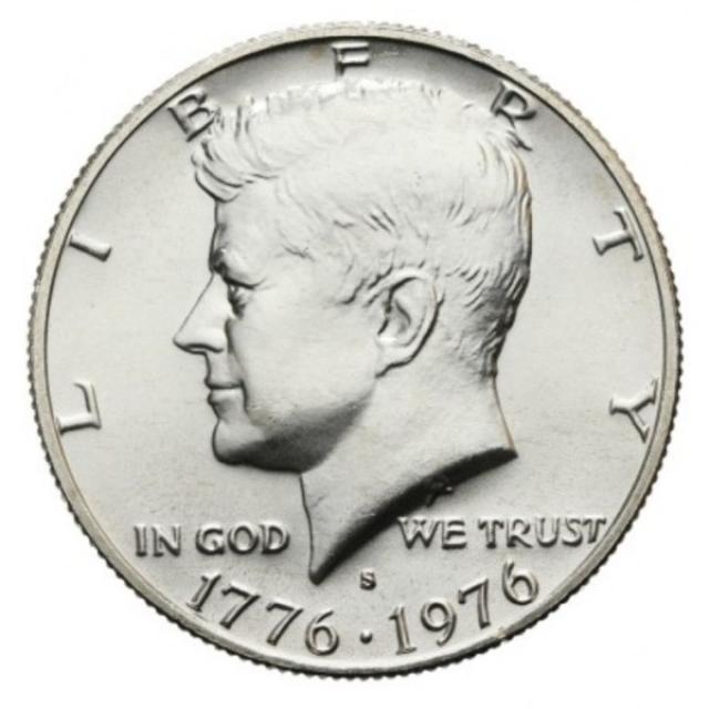 Монета Independence of USA, ½ долара 1976, США, США