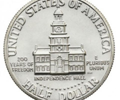 Монета Independence of USA, ½ долара 1976, США, США