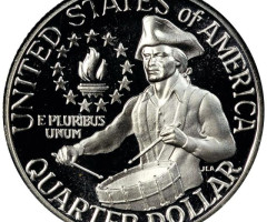 Монета Independence of USA, ¼ долара 1976, США, США