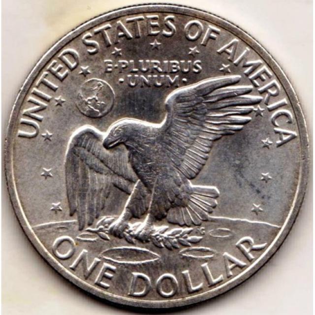 Монета Ейзенхауер, срібний долар, 1 долар 1971, США, США