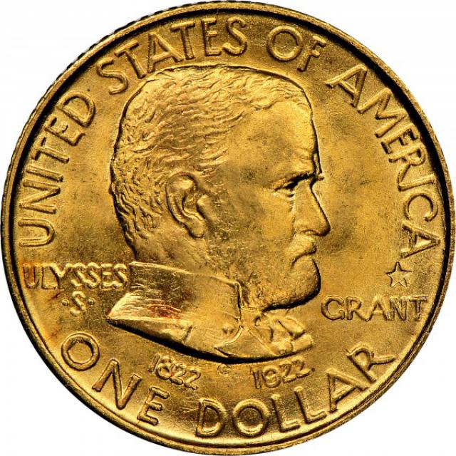 Монета Улісс С. Грант, 1 долар 1922, США, США