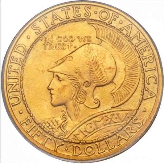 Монета Панамо-Тихоокеанська міжнародна виставка, 50 доларів 1915, США, США