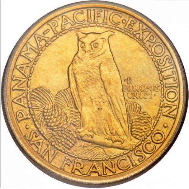 Монета Панамо-Тихоокеанська міжнародна виставка, 50 доларів 1915, США, США