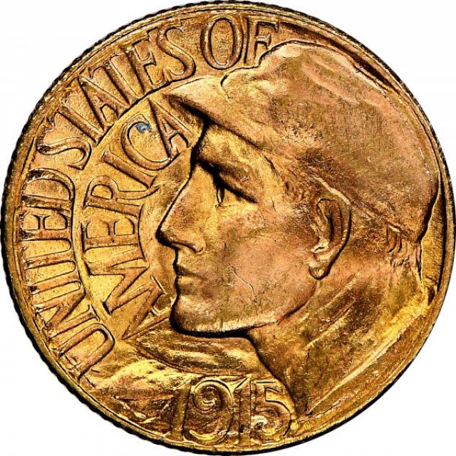 Монета Панамо-Тихоокеанська міжнародна виставка, 1 долар 1915, США, США