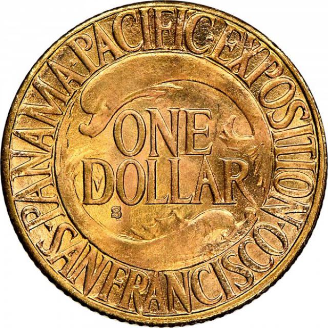 Монета Панамо-Тихоокеанська міжнародна виставка, 1 долар 1915, США, США