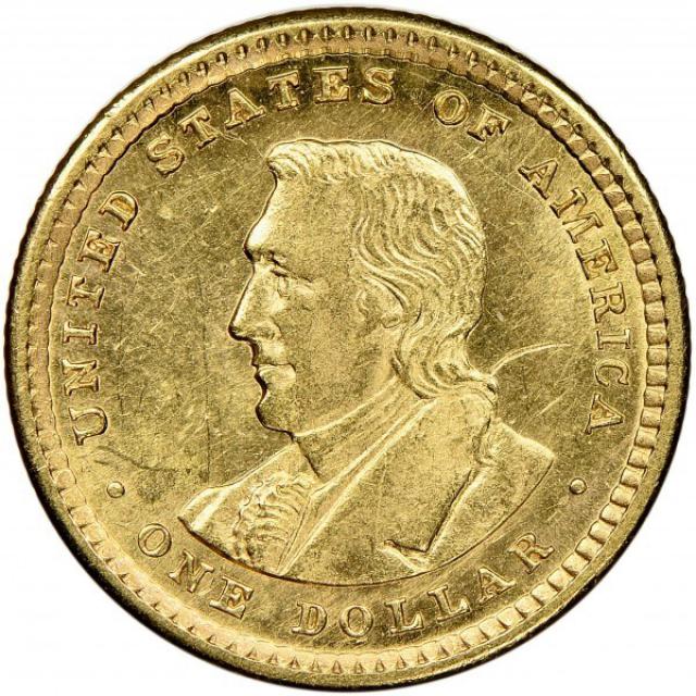 Монета Експедиція Льюїса та Кларка, 1 долар 1905, США, США