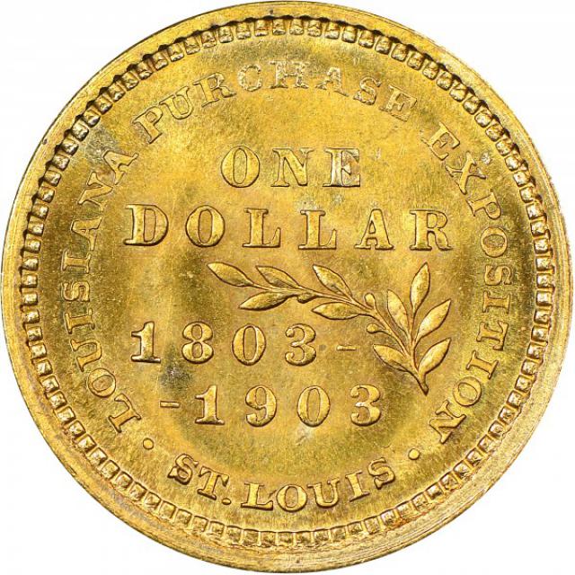 Монета Louisiana Purchase. William McKinley, 1 долар 1903, США, США