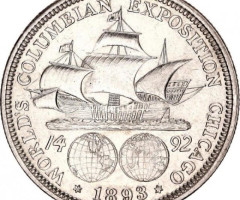 Монета Колумбійська виставка, ½ долара 1893, США, США