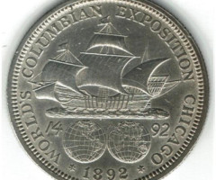Монета Колумбійська виставка, ½ долара 1892, США, США