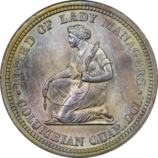 Монета Колумбійська виставка, ¼ долара 1893, США, США