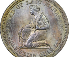Монета Колумбійська виставка, ¼ долара 1893, США, США