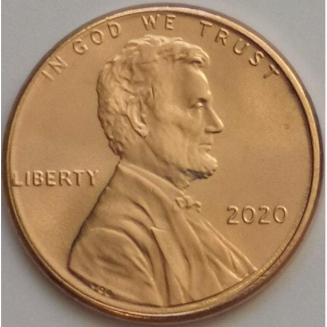 Монета Lincoln Cent, 1 цент 2020, США, США