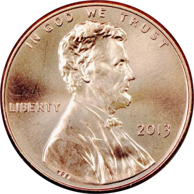 Монета Lincoln Cent, 1 цент 2013, США, США