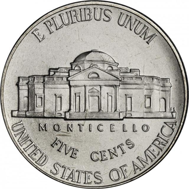 Монета Jefferson Nickel, 5 центів 2007, США, США