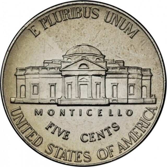 Монета Jefferson Nickel, 5 центів 2006, США, США