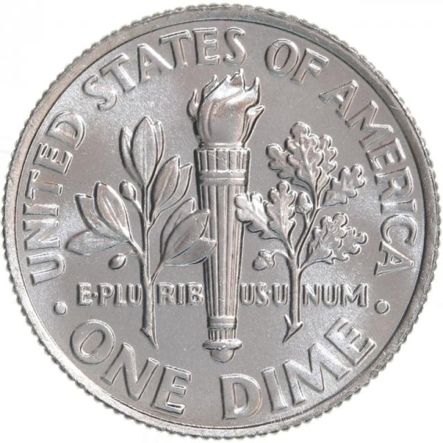 Монета Roosevelt Dime, 1 дайм 2014, США, США