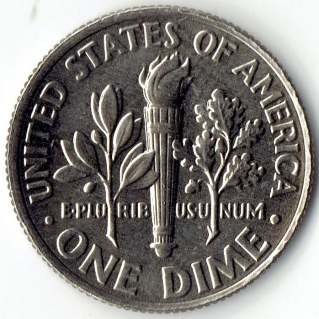 Монета Roosevelt Dime, 1 дайм 2013, США, США