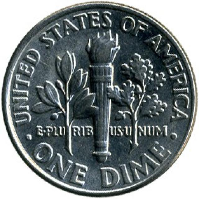 Монета Roosevelt Dime, 1 дайм 2005, США, США