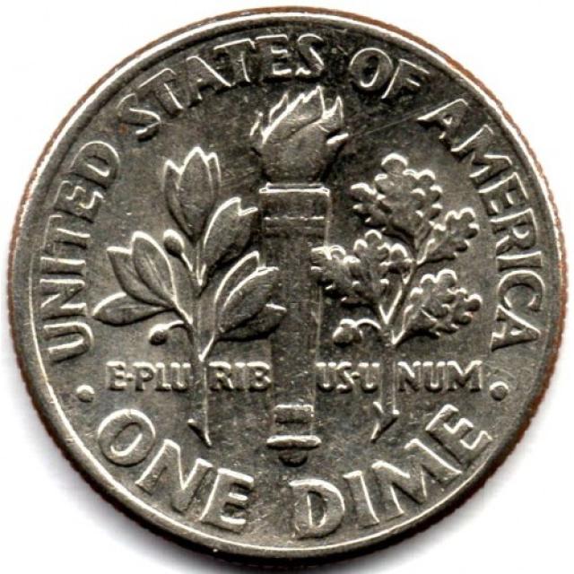 Монета Roosevelt Dime, 1 дайм 2000, США, США