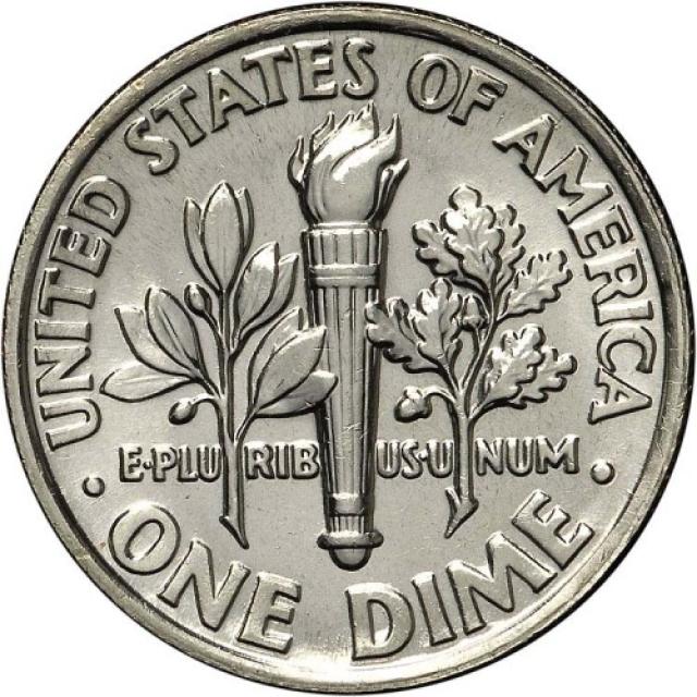 Монета Roosevelt Dime, 1 дайм 1995, США, США