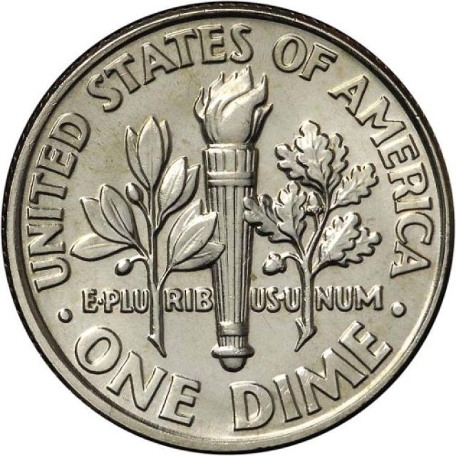 Монета Roosevelt Dime, 1 дайм 1993, США, США